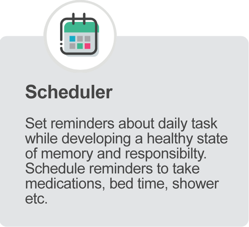 Phoenix 4G Smart Watch Scheduler Feature for setting reminders