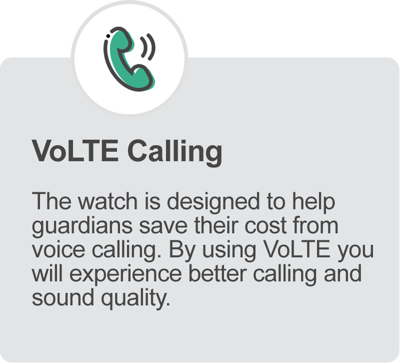 VoLTE Calling Feature for iGPS 4G Phoenix Watch for Elderly and Assisted Living